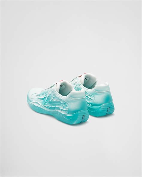 turquoise prada sneakers